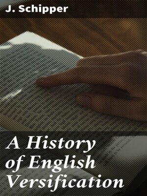 cover image of A History of English Versification